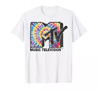 Rainbow Tie Dye Spiral Logo T-Shirt