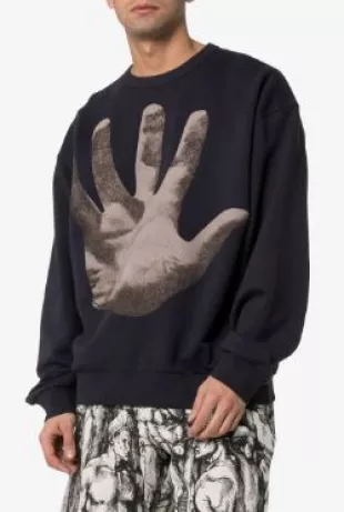 Haston Hand Print Sweatshirt