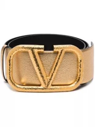 Valentino Garavani - VLOGO Buckle Leather Belt