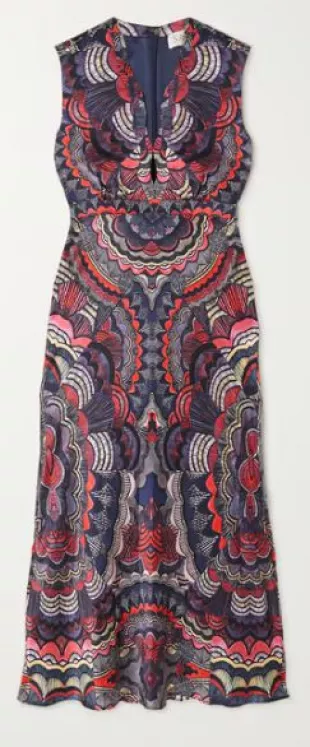 Tabitha B Dress In Nightfall Prism Print