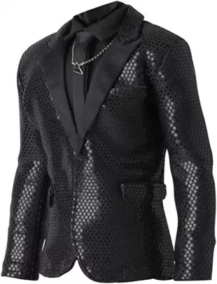 Casual 1 Button Slim Fit Blazer Sport Coat