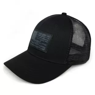 American Gun Flag Trucker Hats for Men Hunting Hat Adjustable Mesh Embroidered Baseball Cap for Mens Gift