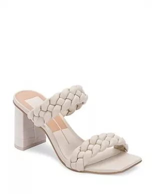 Paily Braided Double Strap High Heel Sandals