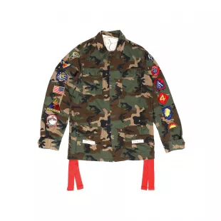 Camouflage Patched Jacket