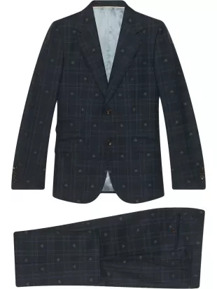 Heritage Bee Checked Suit
