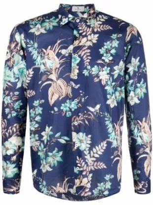 Etro - Floral Print Cotton Shirt