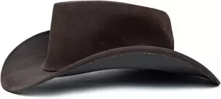 Western Cowboy Hats for Men | Men Western Brown Cowboy hat (58 cm M, Brown)