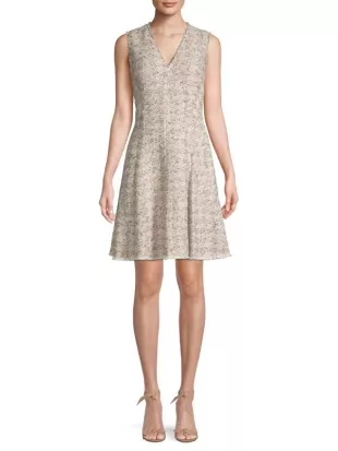 Rebecca Taylor - Sparkle Tweed A-line Dress