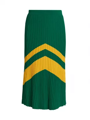 Star Rib-Knit Skirt