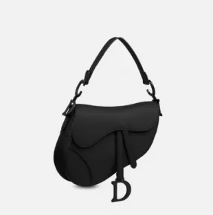 Saddle Bag in Black Ultramatte