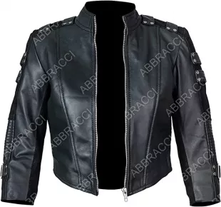 Womens Cropped Faux Leather Motorcycle Jacket for Women