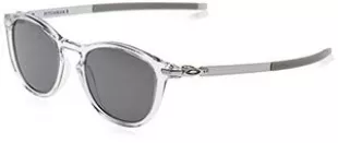 Men's OO9439 Pitchman R Round Sunglasses, Polished Clear/Prizm Black, 50 mm