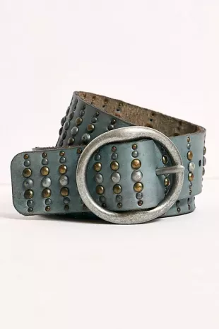 Electra Studded Leather Belt