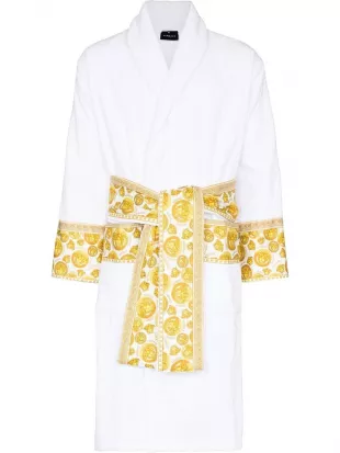 Versace - Medusa Tie Waist Bathrobe