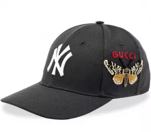 NY Yankees Embroidered Butterfly Baseball Cap