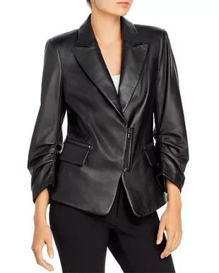 Caden Leather Blazer