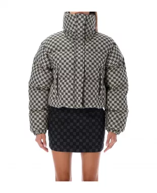 Monogram Jacquard Puffer Jacket