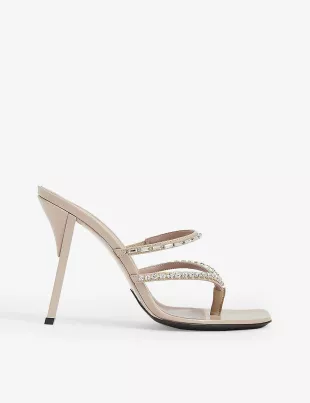 T-Heel Square Toe Sandals