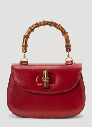 Gucci - Women's Bamboo Top Handle Bag in Red