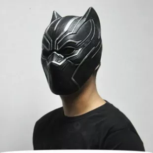 black panther mask costume Halloween scary cosplay