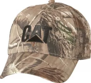 Caterpillar Men's Trademark Cap, Real Tree AP, One Size