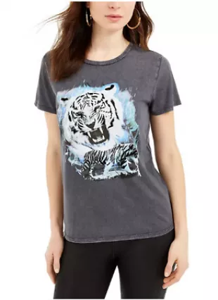 Tiger Dream Easy Graphic Short Sleeves T-Shirt