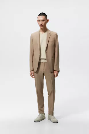 Textured Suit Blazer