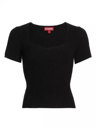 Buxton Rib-Knit T-Shirt