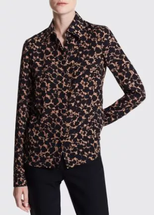 Hansen Floral-Print Button-Front Shirt