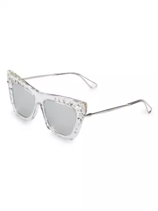 Jimmy choo bee discount 55mm cat eye sunglasses