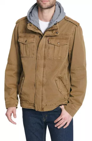 levis - Detachable Hood Utility Jacket