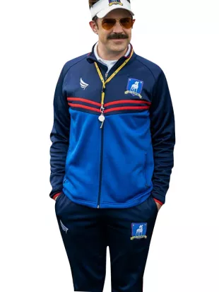 Jason Sudeikis Blue Ted Lasso Jacket