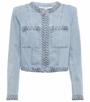 Arrowe cropped denim jacket