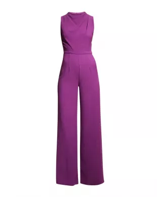 Corrine High-Neck Sleeveless Jumpsuit