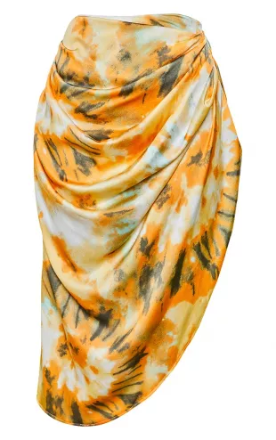 Fabrosanz: Orange Tie Top main image 1