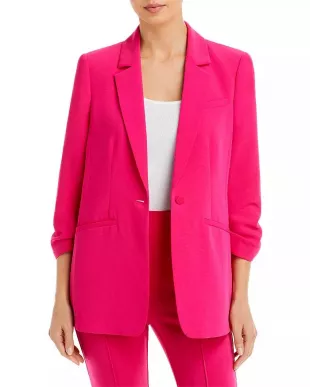Khloe Ruched-Cuff Blazer
