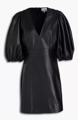 Leather Mini Dress