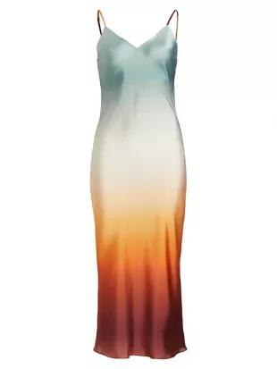 Bella Ombré Midi Slip Dress