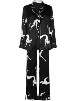 Lila Dante Silk Pyjama Set