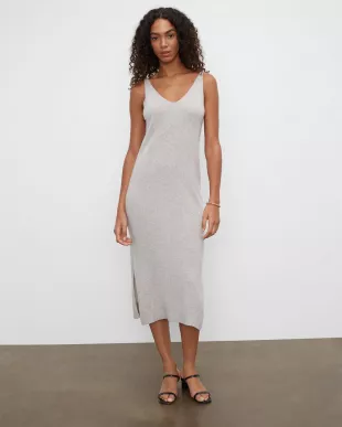 white christmas dresses Women's White Base Asymmetrical Slip Dress
