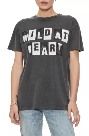 Anine Bing - Vintage Wild at Heart Graphic Cotton Tee