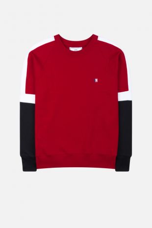 SWEATSHIRT TRICOLORE