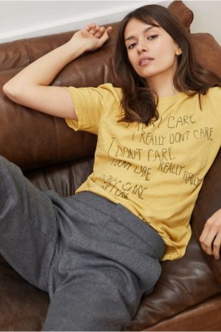 T shirt I don't care