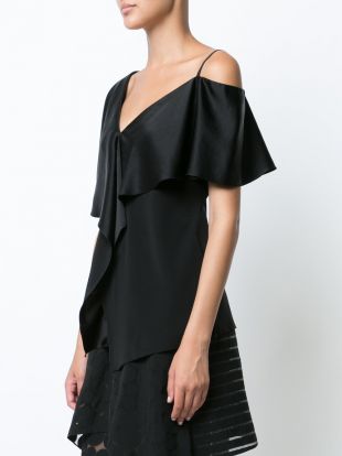 Robe En Soie à Volants Diane Von Furstenberg – Taille 40 (12 US), Bleue Rayée, Occasion Très Bon état