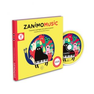 Livre CD Zanimomusic Chansons à partager entre petits et grands