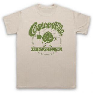 STRANGER CASTROVILLE ARTICHOKE FESTIVAL AS WORN DUSTIN SMALL SAND MENS T-SHIRT  | eBay