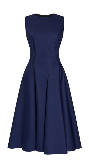 Robe en satin duchesse