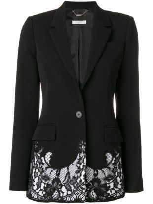 Givenchy Lace Embroidered Blazer