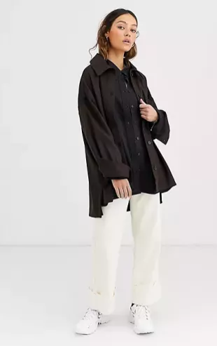 Dulce Overshirt In Dark Brown