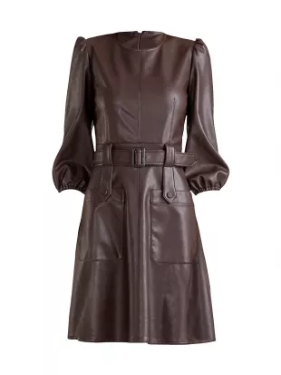 Broome Faux Leather Dress